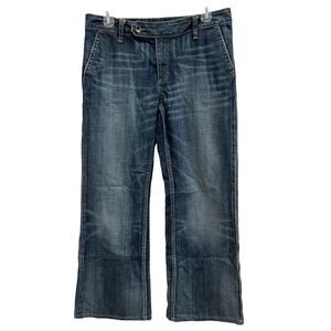 Women's Esprit Casual Denim Bootcut Mid Rise Jeans-Med Wash Size 32
